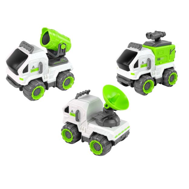 Kosminės transporto priemonės rinkinys 6in1 Rover Satellite vaikams