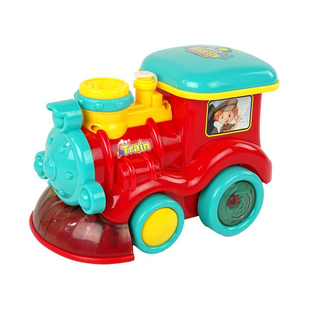 Soap Bubble Locomotive Rides Light Sounds