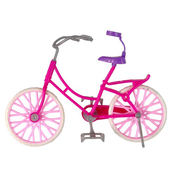 Lėlė ant dviračio rožinės spalvos 5