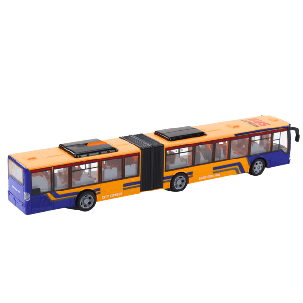 Nuotoliniu būdu valdomas RC oranžinis miesto autobusas 2