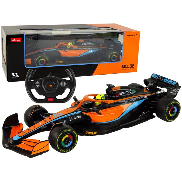 McLaren F1 1:12 R/C lenktyninis automobilis oranžinis