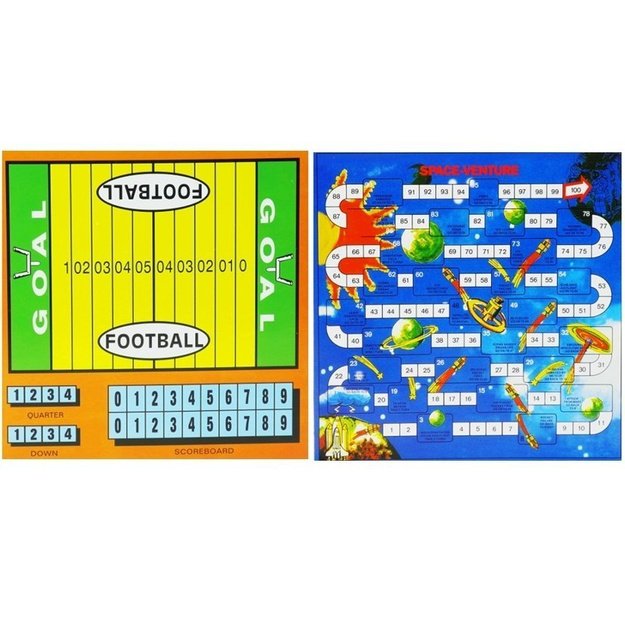 18 stalų žaidimų rinkinys viename 4