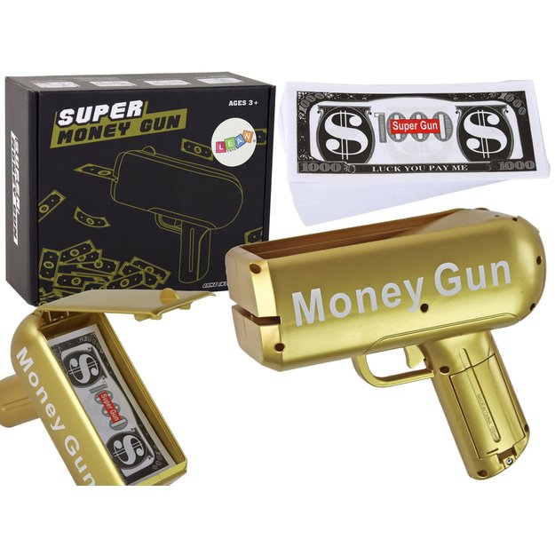 Money Gun Shooting Gold Launcher Money Gun Banknotes