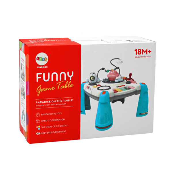 Interaktyvus edukacinis stalas Vaikų panelė Piano Space Red 8