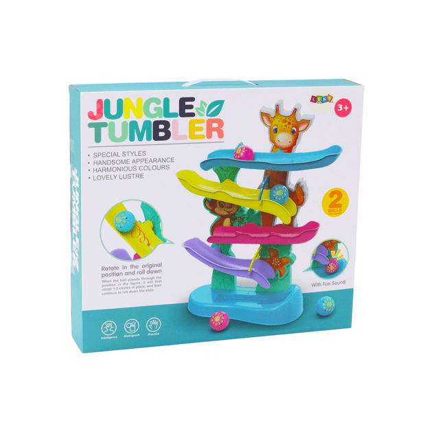 Ball Slide Giraffe Monkey Sounds Colorful 4