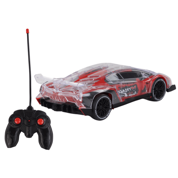 Nuotoliniu būdu valdomas RC sportinis automobilis 1:16 mastelio raudonos šviesos 5