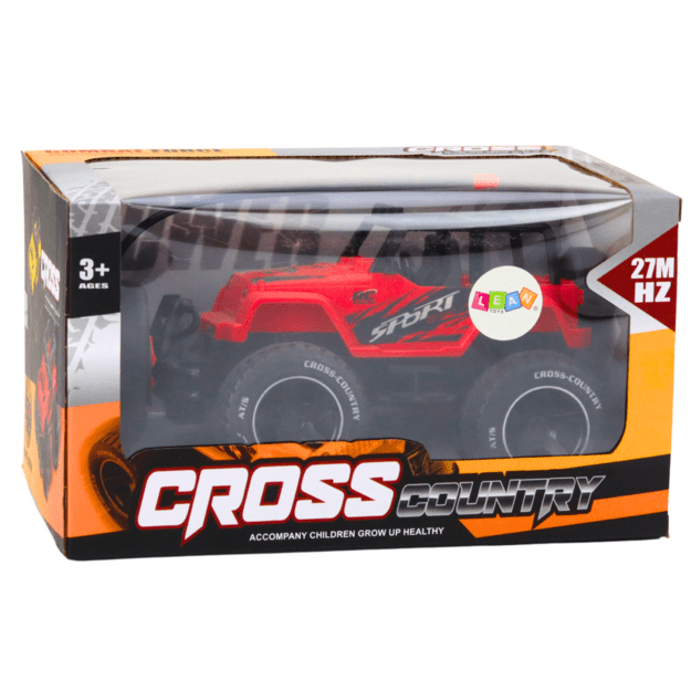 Žaislinis automobilis Nuotoliniu būdu valdomas visureigis RC 1:18 Raudona 2