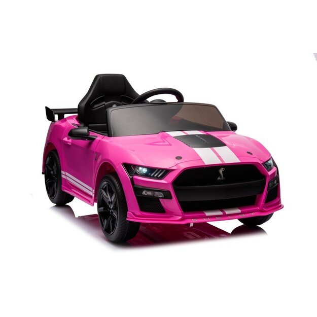 Akumuliatoriumi varoma transporto priemonė Ford Mustang GT500 Shelby Pink