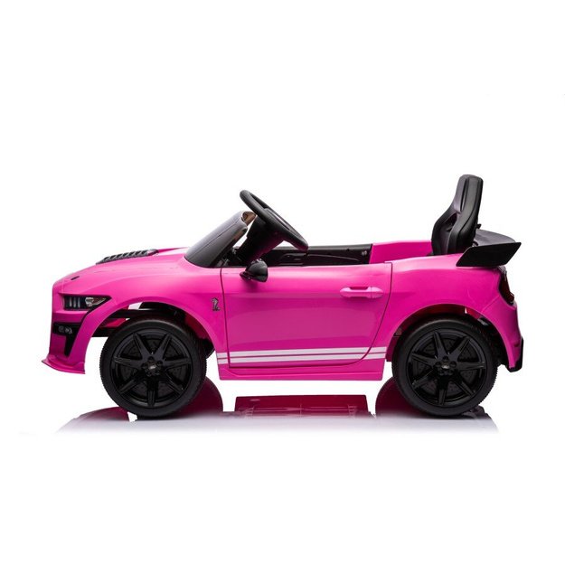 Akumuliatoriumi varoma transporto priemonė Ford Mustang GT500 Shelby Pink 2