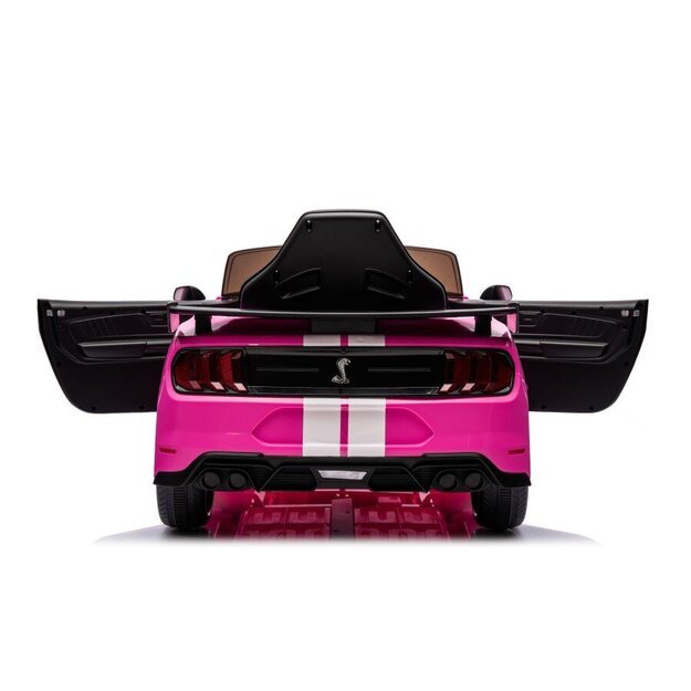 Akumuliatoriumi varoma transporto priemonė Ford Mustang GT500 Shelby Pink 10