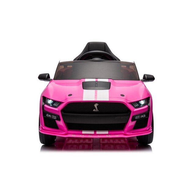 Akumuliatoriumi varoma transporto priemonė Ford Mustang GT500 Shelby Pink 7