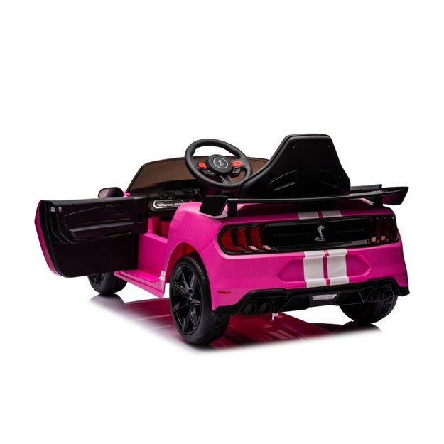 Akumuliatoriumi varoma transporto priemonė Ford Mustang GT500 Shelby Pink 4