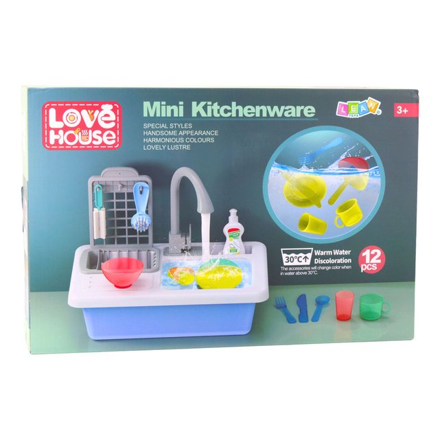 Electric Kitchen Sink With Water Circulation, Color Changing Under Hot Water, 12 pcs. 3