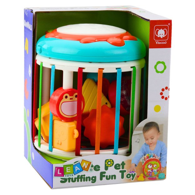 Cylinder Sensory Cube Interactive Drum Fox Lights Sounds Colorful 4