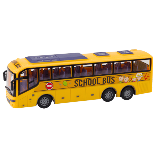 RC School Bus 1:30 Remote Controlled Lights Yellow 3