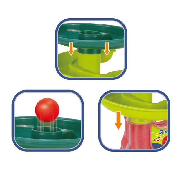 Fontanas Šliaužynė kamuoliukams Kamuoliukai skamba spalvingai 1