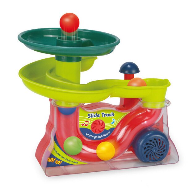 Fontanas Šliaužynė kamuoliukams Kamuoliukai skamba spalvingai 3