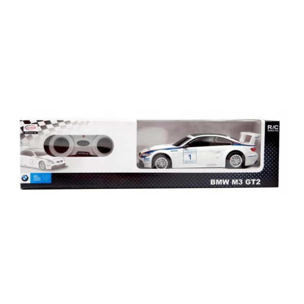 RC Sports Car 1:24 Remote Controlled BMW M3 GT2 White