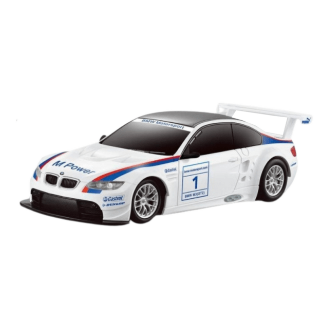 RC Sports Car 1:24 Remote Controlled BMW M3 GT2 White
