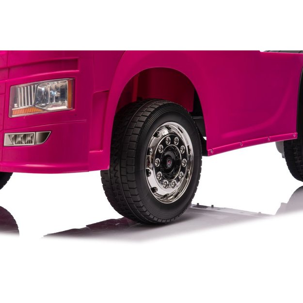 Scania 500R HL698 Pink 4x4 akumuliatorinis automobilis 32