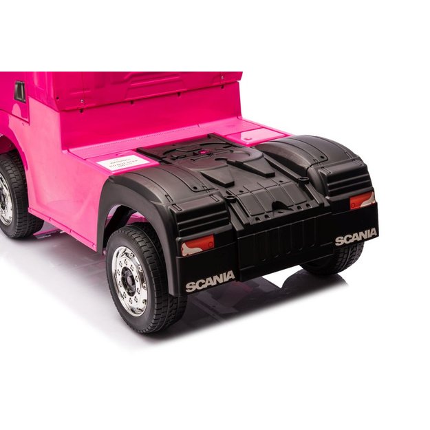 Scania 500R HL698 Pink 4x4 akumuliatorinis automobilis 35