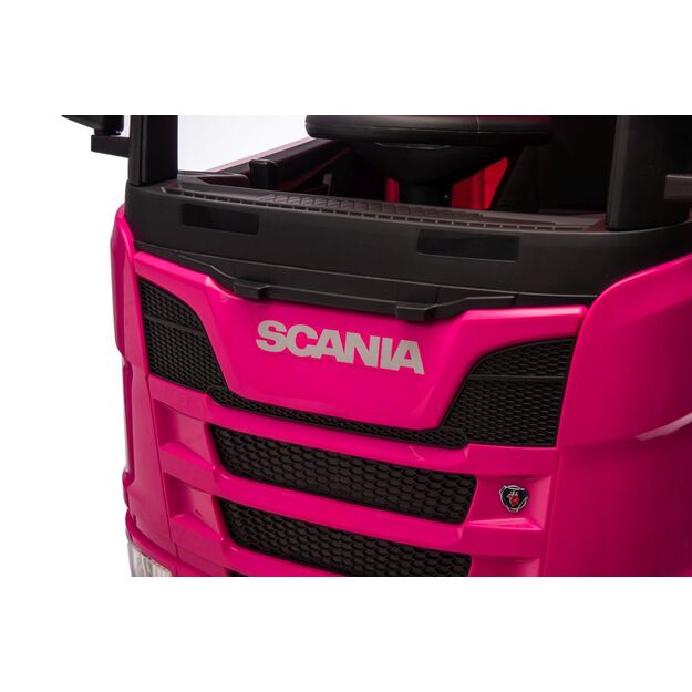 Scania 500R HL698 Pink 4x4 akumuliatorinis automobilis 18