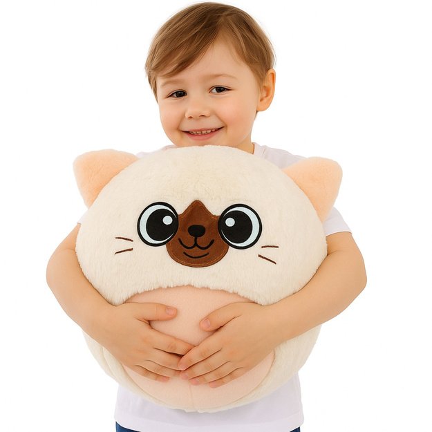 Growing Plush Bouncy Ball White Kitten Pump 50 cm 3