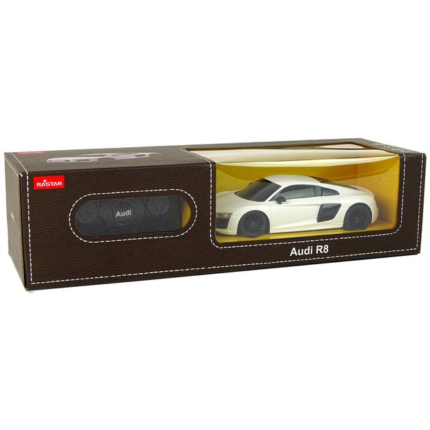 Car R/C Audi R8 1:24 Rastar White 6