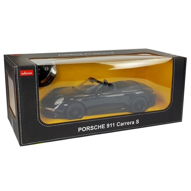 Car R/C Porsche 911 Carrera S Rastar 1:12 Black