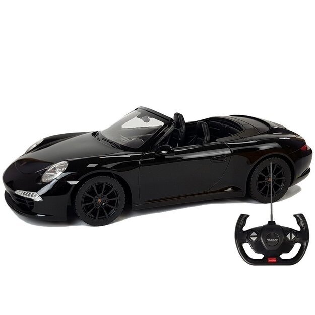 Car R/C Porsche 911 Carrera S Rastar 1:12 Black
