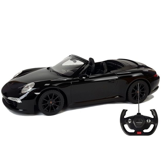 Car R/C Porsche 911 Carrera S Rastar 1:12 Black