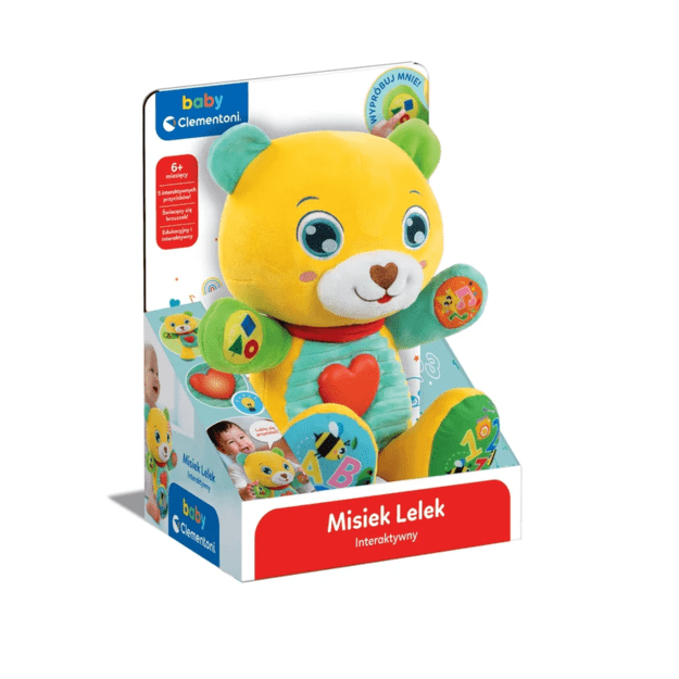 Colorful Interactive Teddy Lelek Polish Language  Clementoni 50939