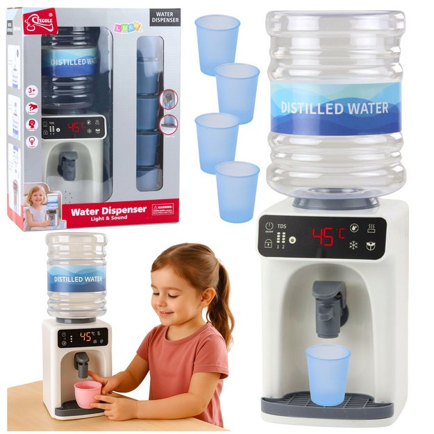 Interactive Water Dispenser for Kids Cups Lights Sounds