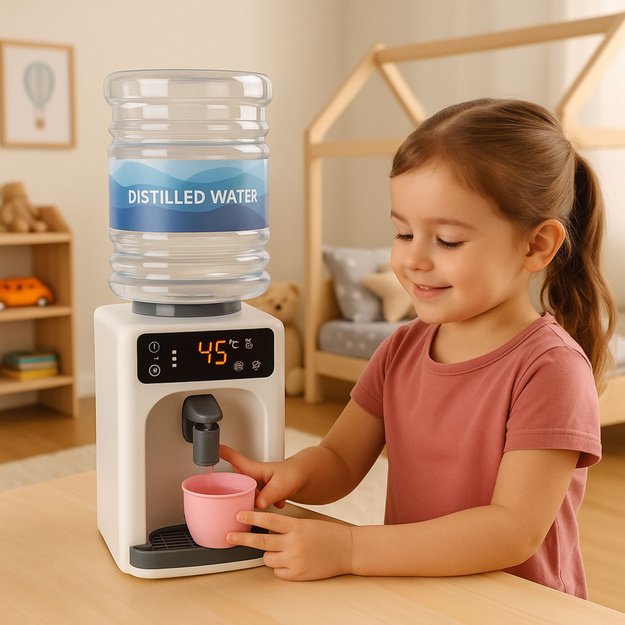 Interactive Water Dispenser for Kids Cups Lights Sounds 5