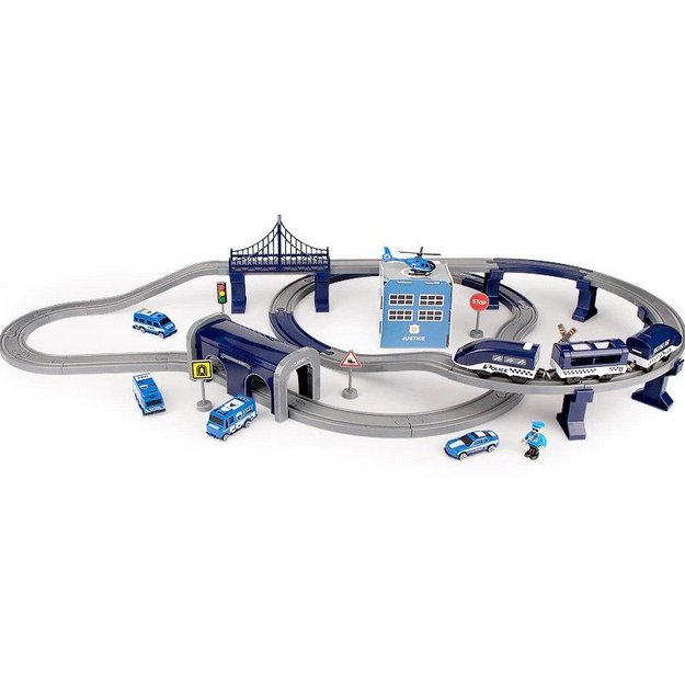 Police Town Train Set Blue 203 km/h 4