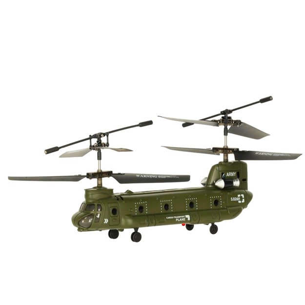 RC Helicopter Remote Control Syma S026H-1 Green Khaki 5