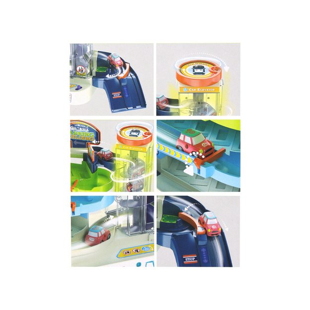 Interactive Multi-Story Parking Set for Cars, Lights and Sounds 2