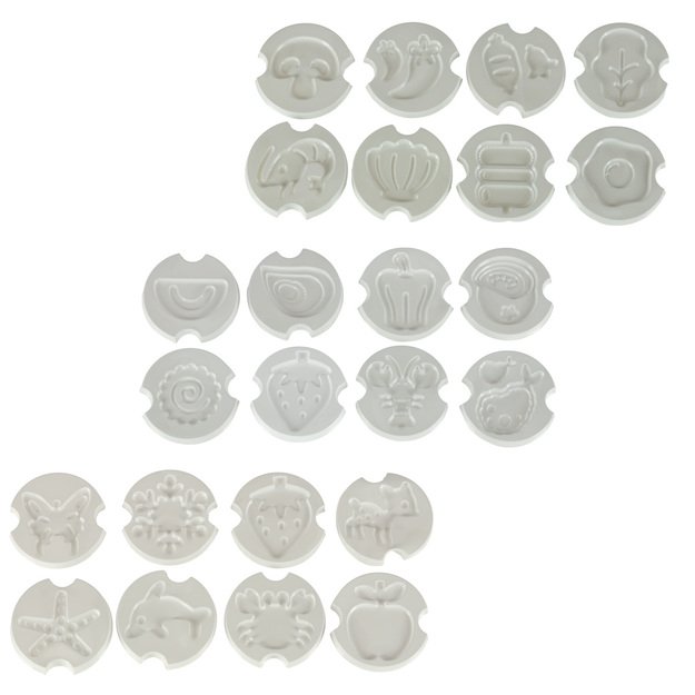 3D kri&scaron;tolo klijai magija virtuvės trafaretai kūrybinis rinkinys 62 elementai oranžinė 15