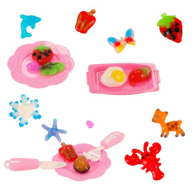 3D kri&scaron;tolo klijai magija virtuvės trafaretai kūrybinis rinkinys 62 elementai oranžinė 19