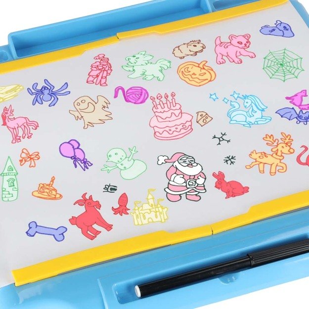 Projektoriaus kortelės pie&scaron;imo stalas mėlynos spalvos 9