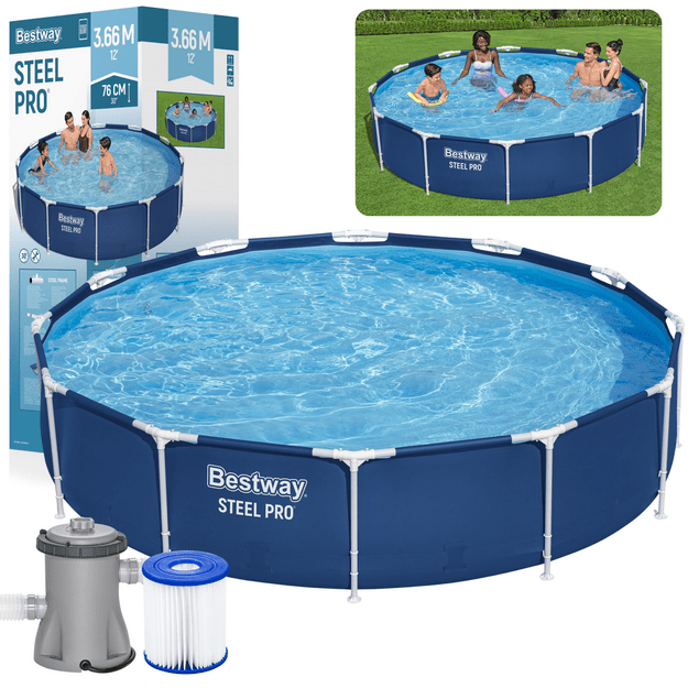 Rack garden pool 366 x 76 cm set Bestway 56681