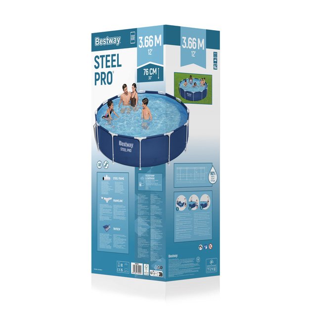 Rack garden pool 366 x 76 cm set Bestway 56681