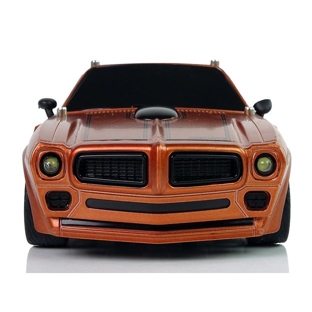 Nuotoliniu būdu valdomas sportinis automobilis R/C 1:18 rudas 2