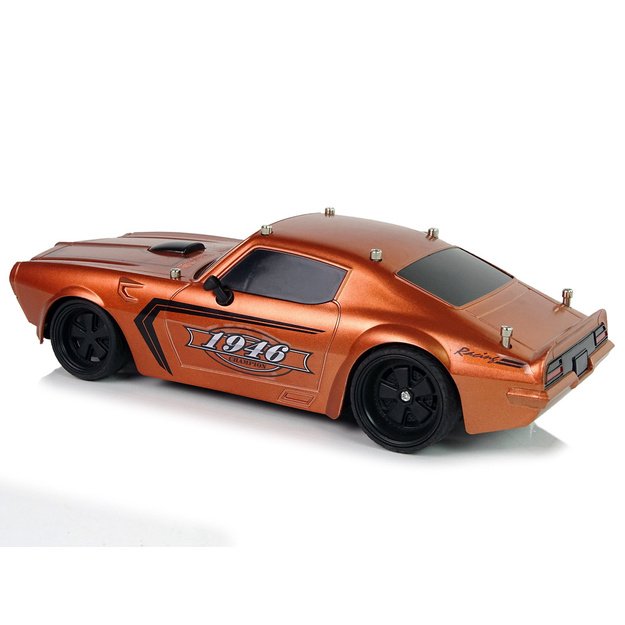 Nuotoliniu būdu valdomas sportinis automobilis R/C 1:18 rudas 3