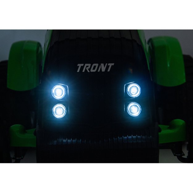 CH9959B Baterijomis varomas traktorius su priekaba, šviesiai žalias, 24 V 10