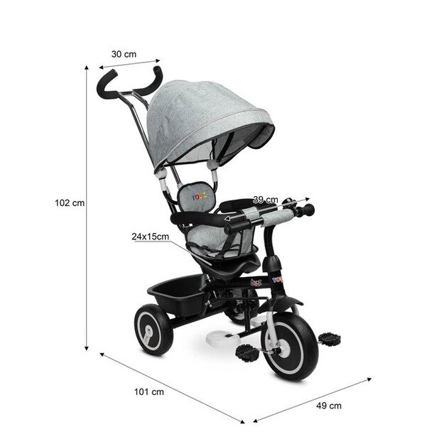 TRIRATUKAS BUZZ GREY