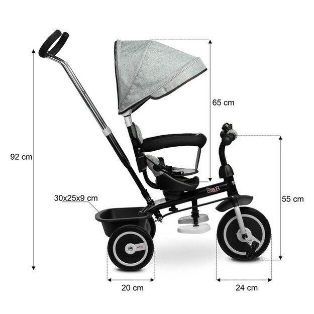 TRIRATUKAS BUZZ GREY