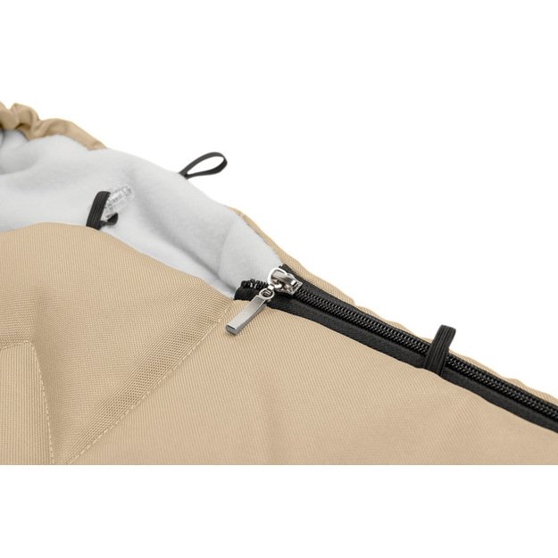 Romper Bag for Pushchair– cappuccino polar fleece (95x40) 