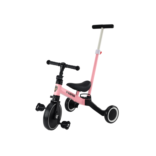 PRO50 Tricycle With Push Handle Pink 1