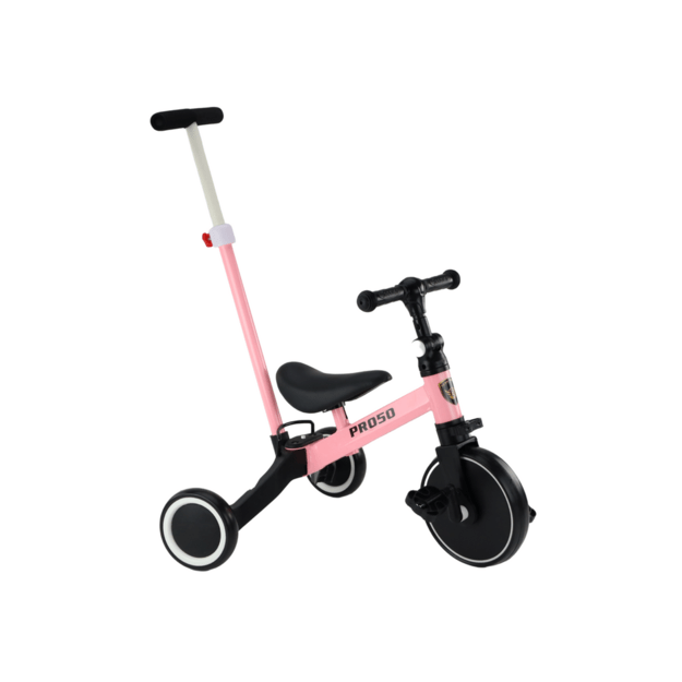 PRO50 Tricycle With Push Handle Pink